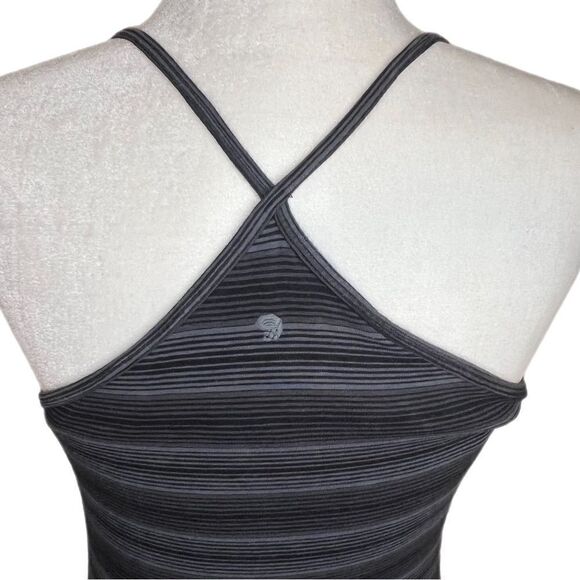 Mountain Hard Wear Grey Striped Sundress with Racer Back. Sz. M. Good Condition - Picture 7 of 13